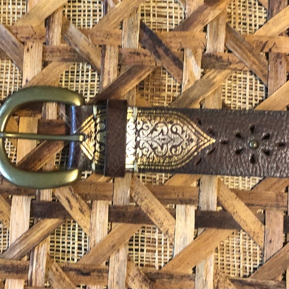 Fossil Unisex Brown Leather Belt in Size 42 - Picture 5 of 8